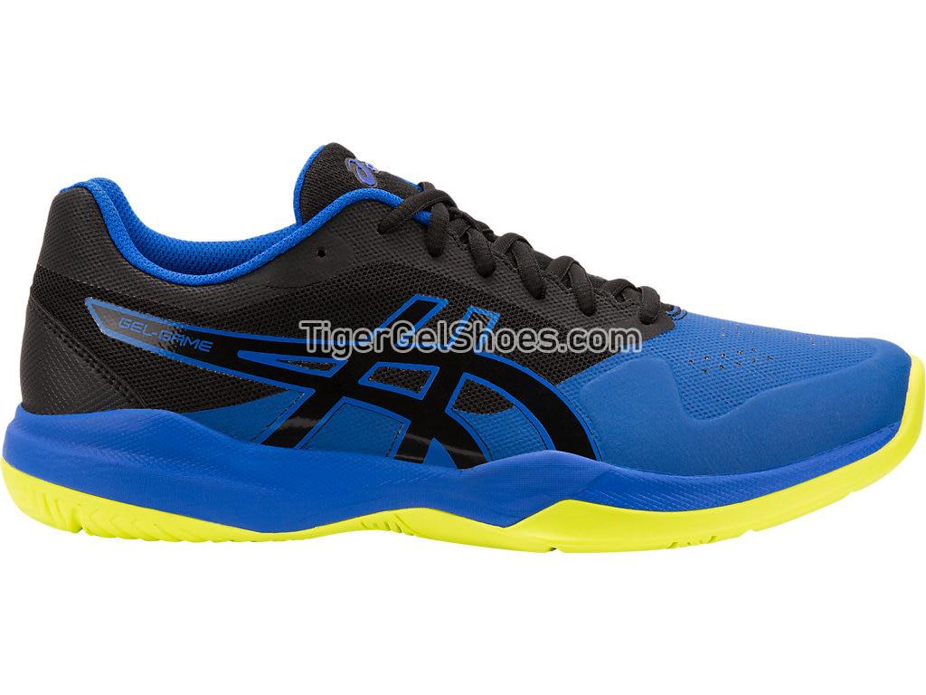 Asics GEL-GAME 7 Black/Illusion Blue 1041A042-009 Mens Tennis Shoes