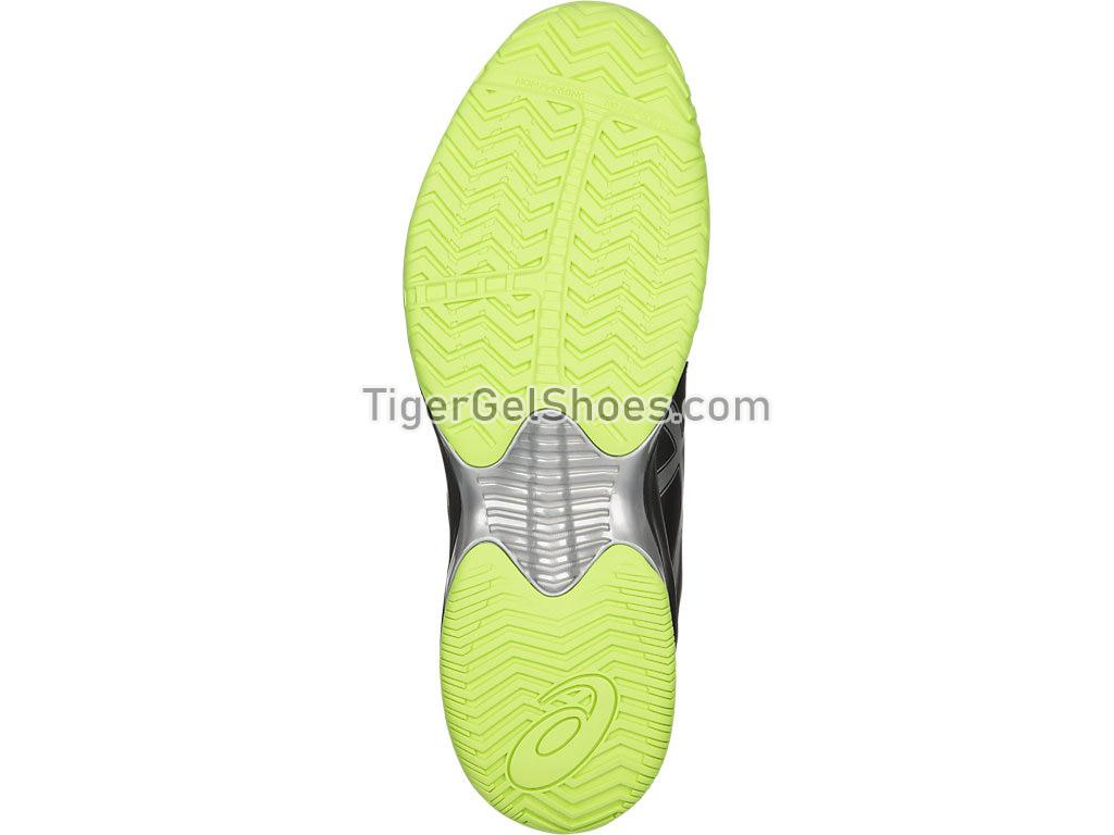 Asics GEL-Court Speed Black/Flash Yellow E800N-001 Mens Tennis Shoes