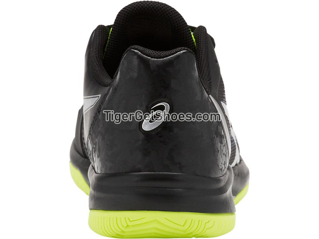Asics GEL-Court Speed Black/Flash Yellow E800N-001 Mens Tennis Shoes