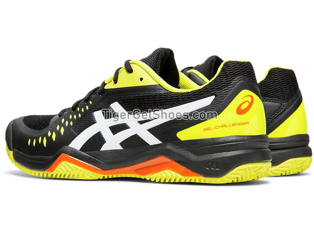 Asics GEL-Challenger 12 Clay Black/Sour Yuzu 1041A048-015 Mens Tennis Shoes