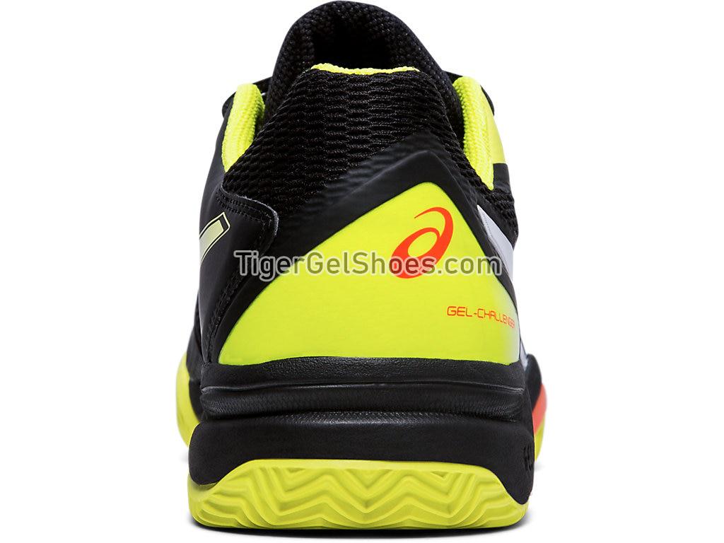 Asics GEL-Challenger 12 Clay Black/Sour Yuzu 1041A048-015 Mens Tennis Shoes
