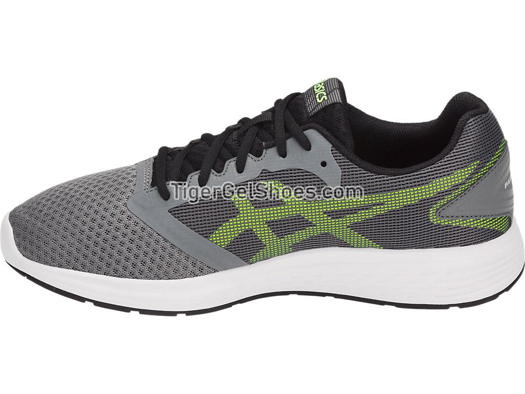 Asics Patriot 10 Steel Grey/Hazard Green 1011A131-031 Mens Running Shoes