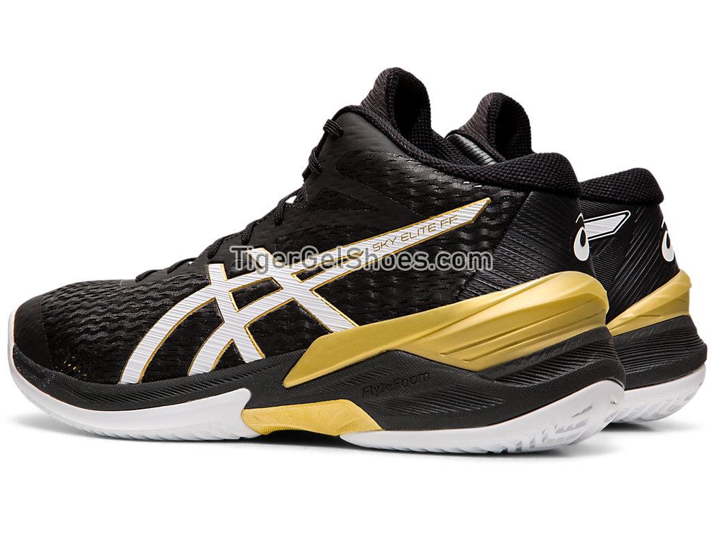Asics SKY ELITE FF MT Black/White 1051A032-001 Mens Volleyball Shoes