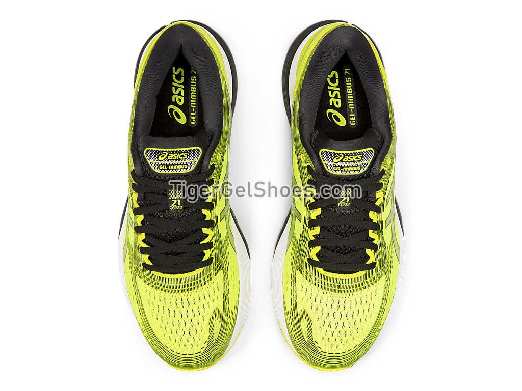 Asics GEL-NIMBUS 21 Safety Yellow/Black 1011A169-750 Mens Running Shoes