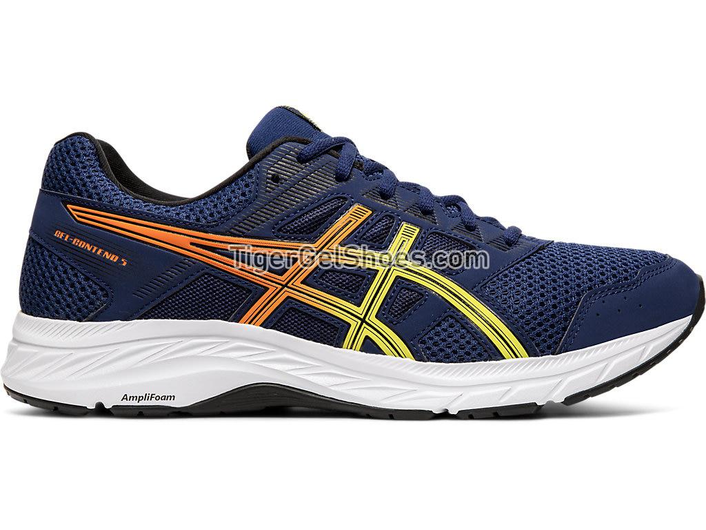 Asics GEL-Contend 5 Blue Expanse/Sour Yu 1011A256-405 Mens Running Shoes