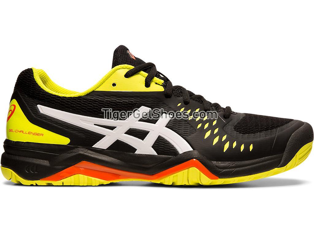 Asics GEL-CHALLENGER 12 Black/Sour Yuzu 1041A045-015 Mens Tennis Shoes