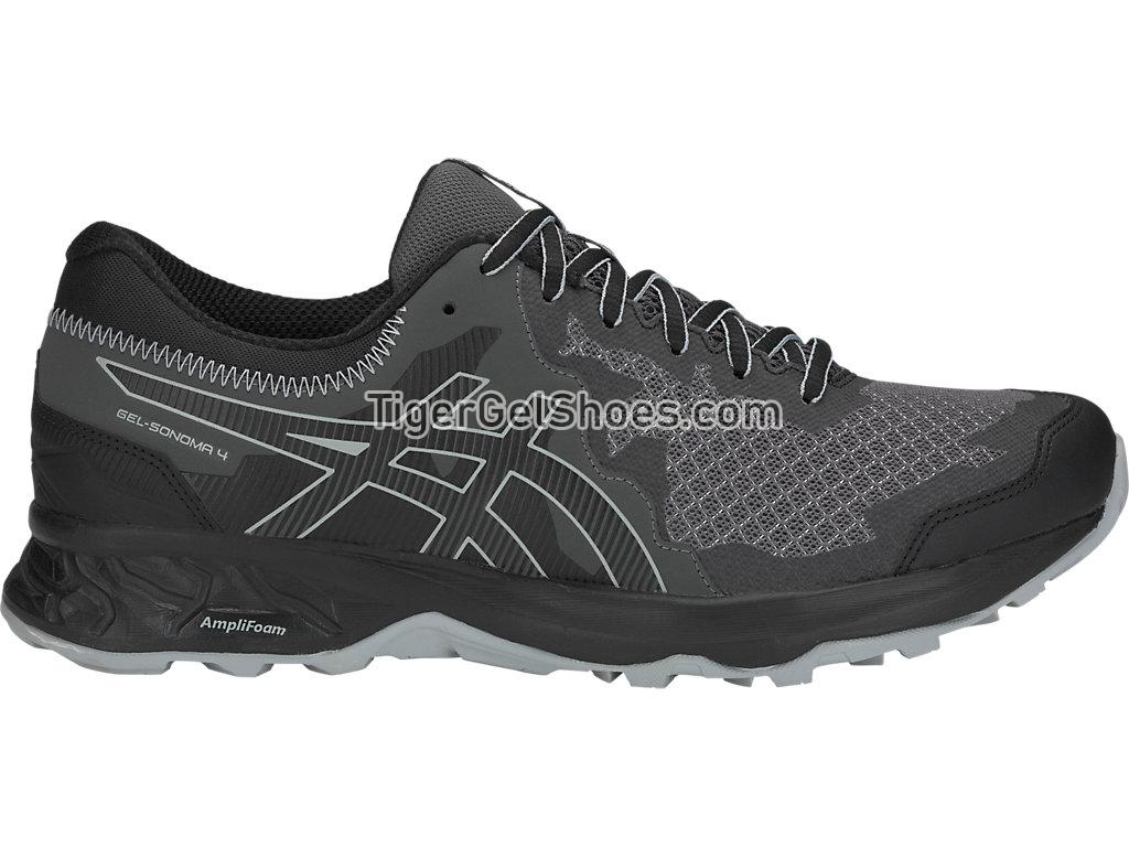 Asics GEL-SONOMA 4 (4E) Black/Stone Grey 1011A178-002 Mens Trail Running Shoes