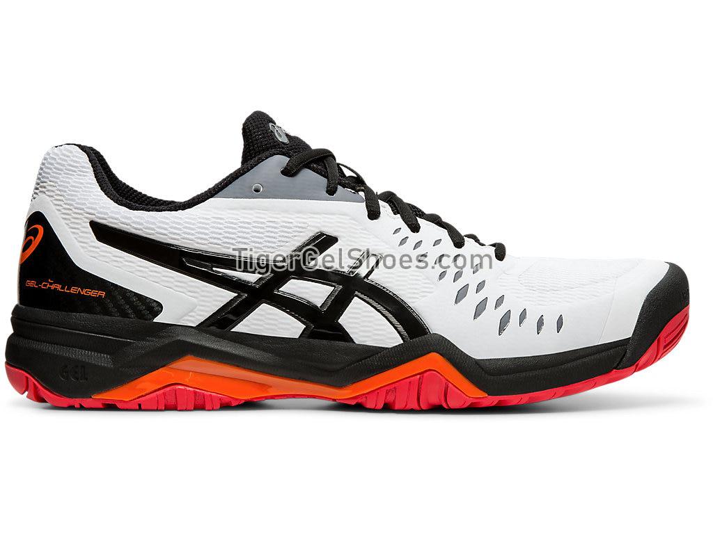 Asics GEL-CHALLENGER 12 White/Black 1041A045-114 Mens Tennis Shoes