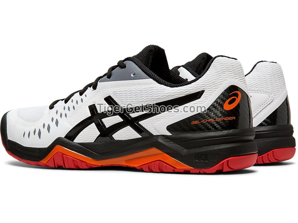 Asics GEL-CHALLENGER 12 White/Black 1041A045-114 Mens Tennis Shoes