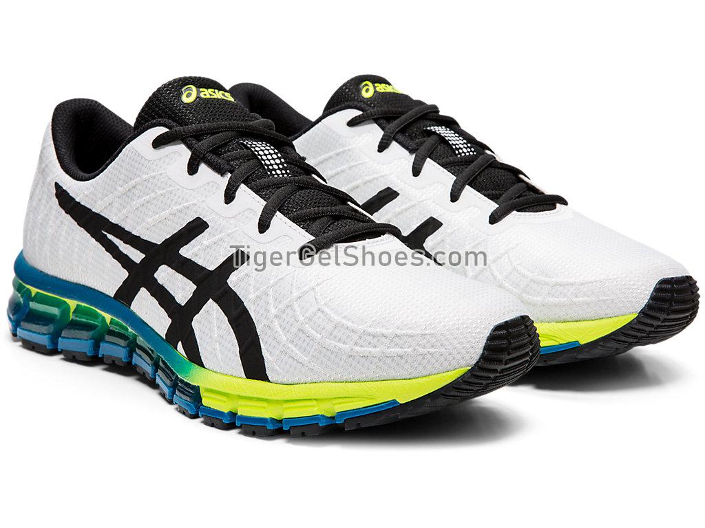 Asics GEL-QUANTUM 180 4 White/Safety Yellow 1021A104-104 GEL Mens Shoes