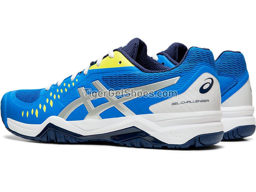 Asics GEL-CHALLENGER 12 Electric Blue/Silver 1041A045-400 Mens Tennis Shoes