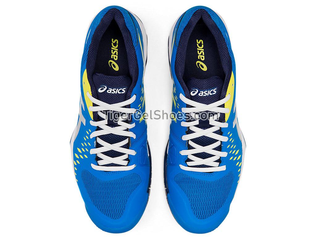 Asics GEL-CHALLENGER 12 Electric Blue/Silver 1041A045-400 Mens Tennis Shoes