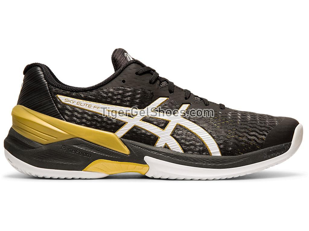Asics SKY ELITE FF Black/White 1051A031-001 Mens Volleyball Shoes