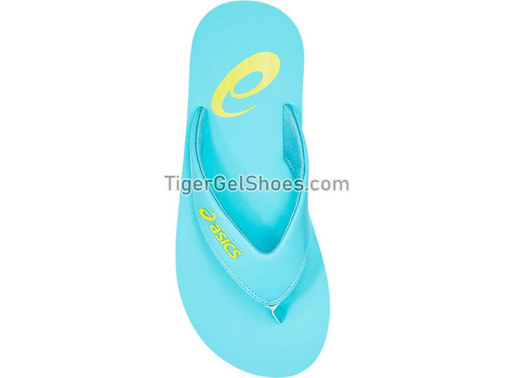 Asics Flip Flop Aquarium/Neon Lime 1173A007-401 Mens Sandals and Slides Shoes