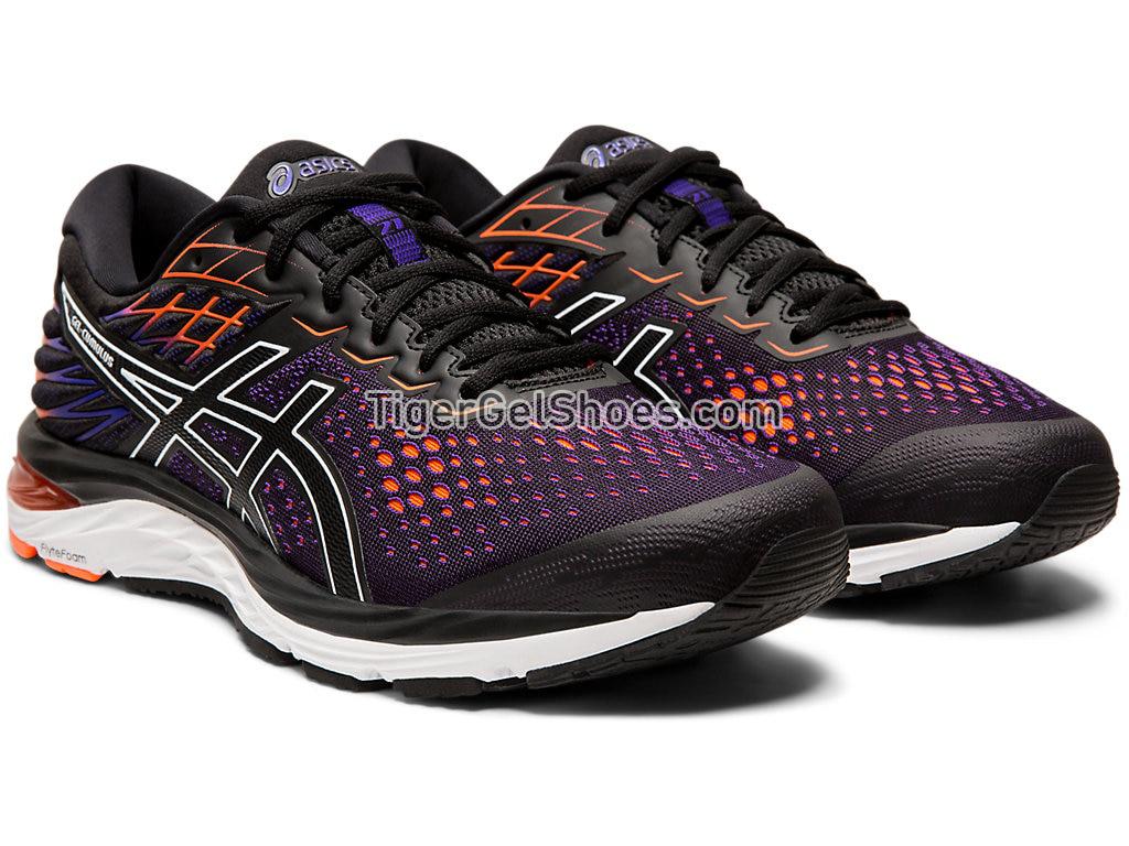 Asics GEL-CUMULUS 21 Black/Flash Coral 1011A551-002 Mens Running Shoes