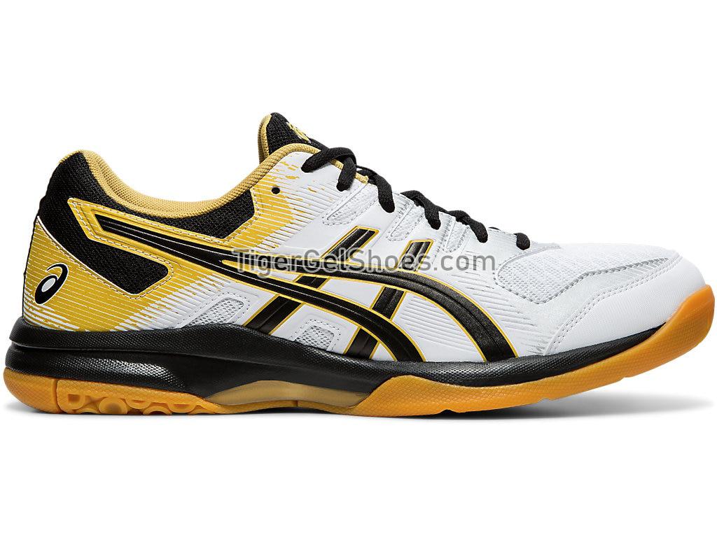 Asics GEL-ROCKET 9 White/Black 1071A030-100 Mens Volleyball Shoes