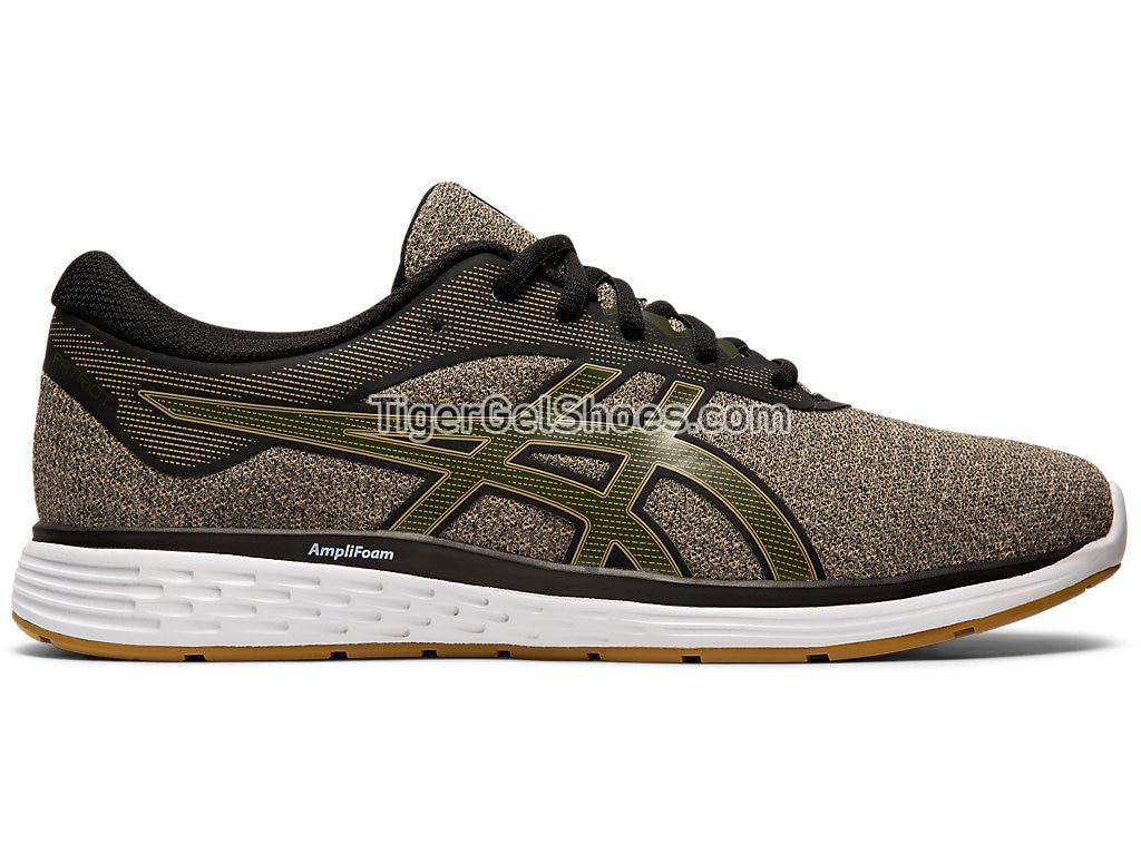 Asics PATRIOT 11 Twist Wood Crepe/Olive Canvas 1011A609-200 Mens Running Shoes