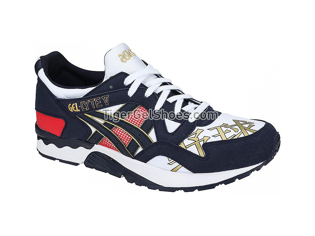 Asics GEL-LYTE V White/Midnight 1193A157-101 GEL Mens Shoes