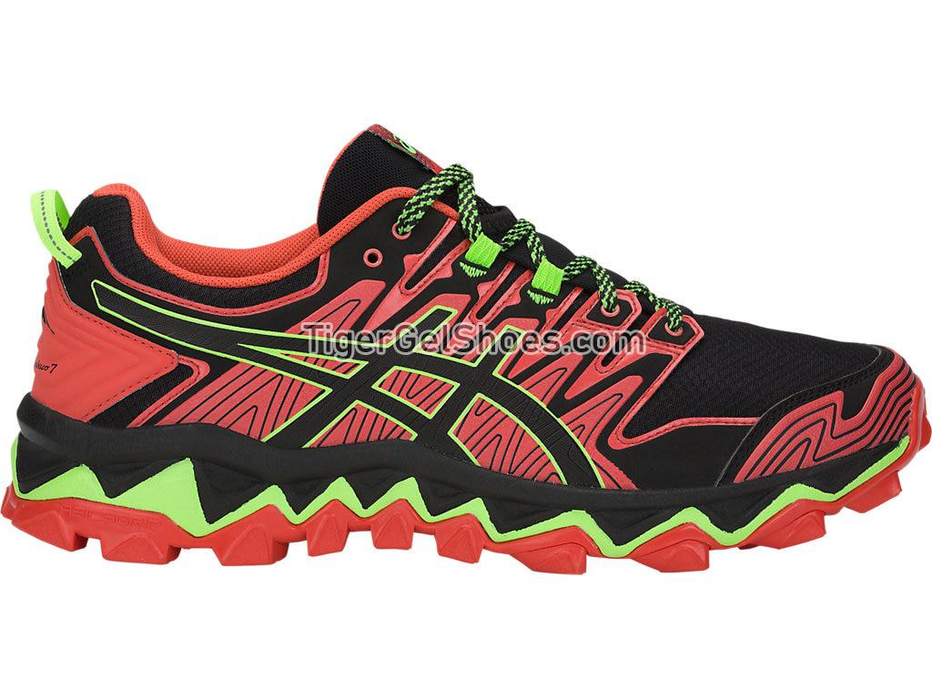 Asics GEL-Fujitrabuco 7 Red Snapper/Black 1011A197-600 Mens Trail Running Shoes