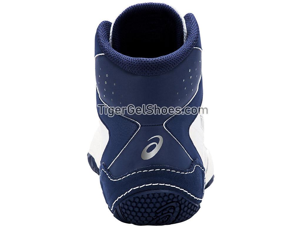 Asics Matcontrol White/indigo Blue 1081A022-100 Mens Wrestling Shoes