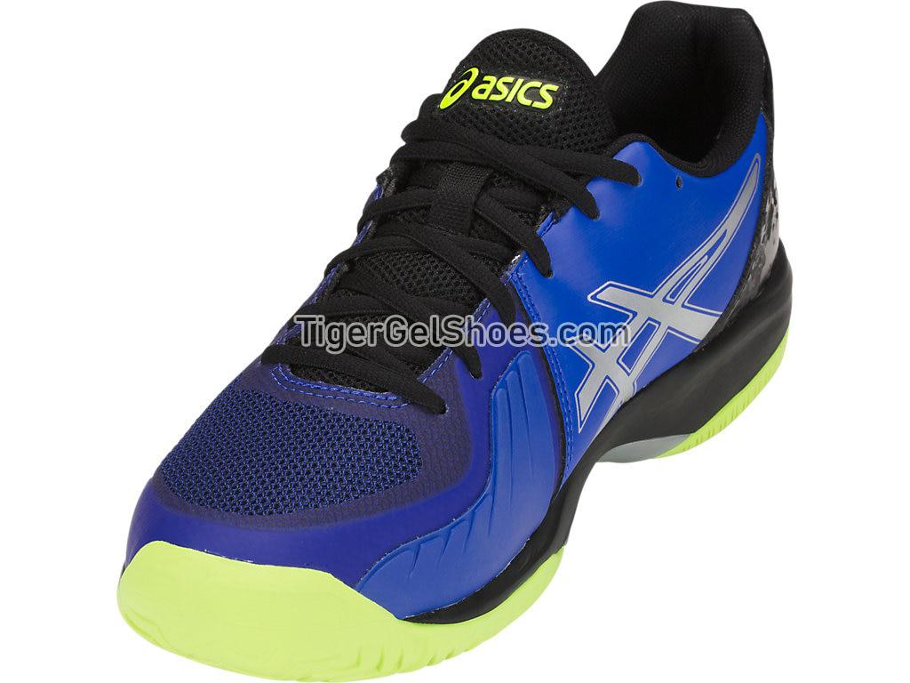Asics GEL-Court Speed Illusion Blue/Silver E800N-410 Mens Tennis Shoes