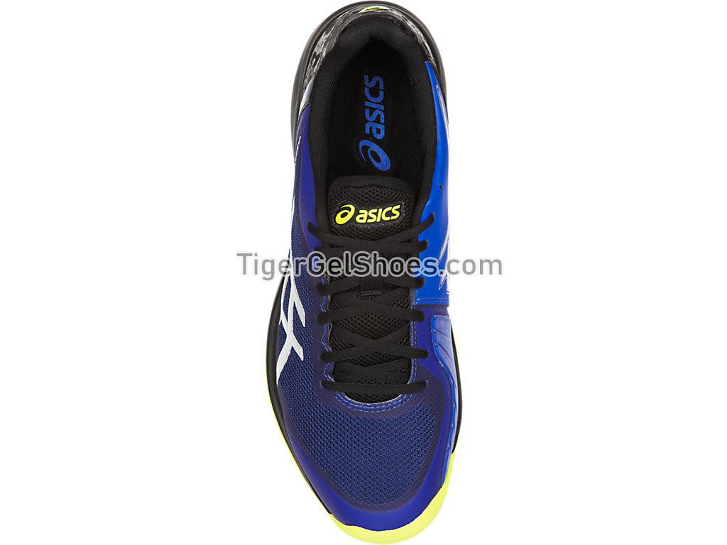 Asics GEL-Court Speed Illusion Blue/Silver E800N-410 Mens Tennis Shoes