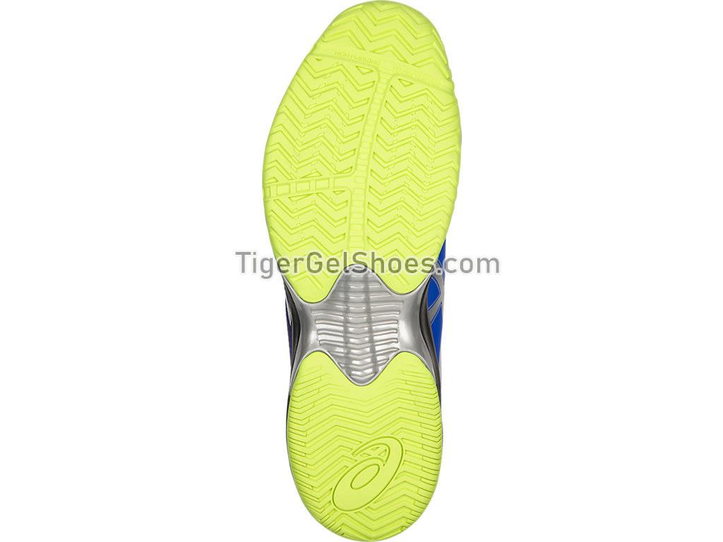 Asics GEL-Court Speed Illusion Blue/Silver E800N-410 Mens Tennis Shoes