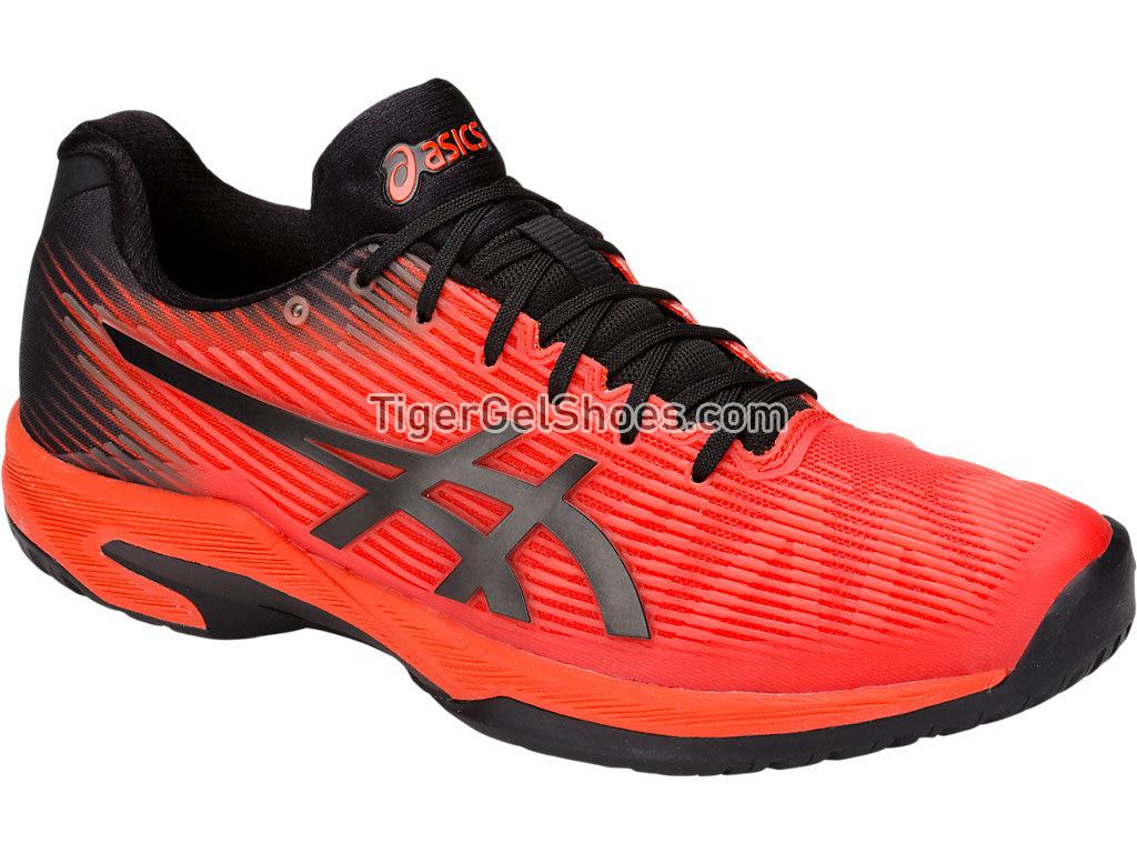 Asics Solution Speed FF Cherry Tomato/Black 1041A003-808 Mens Tennis Shoes