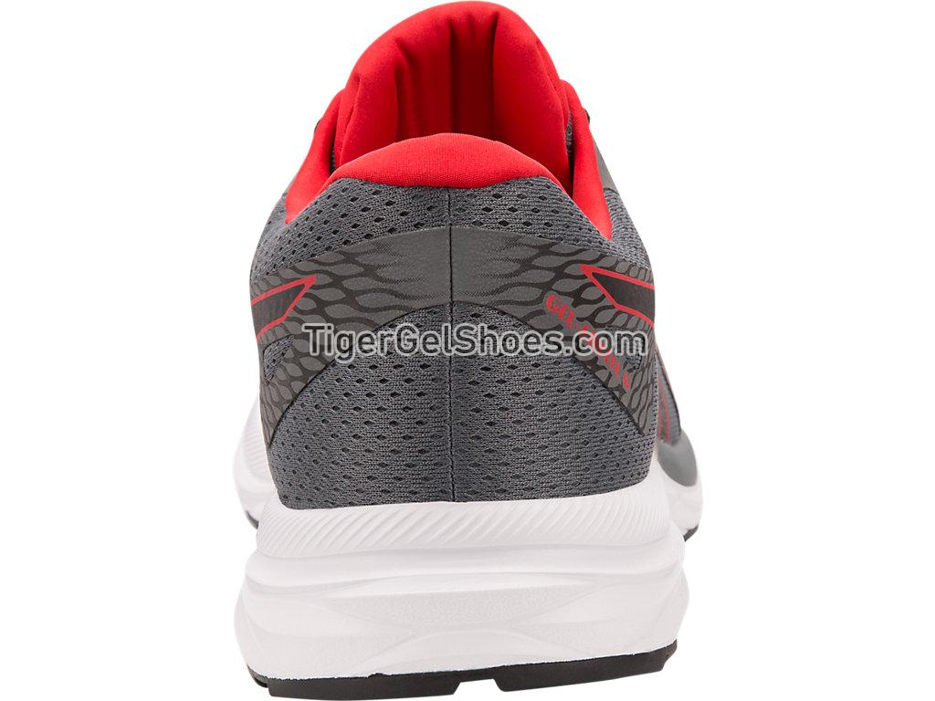 Asics GEL-EXCITE 6 Steel Grey/Classic Red 1011A165-021 Mens Running Shoes