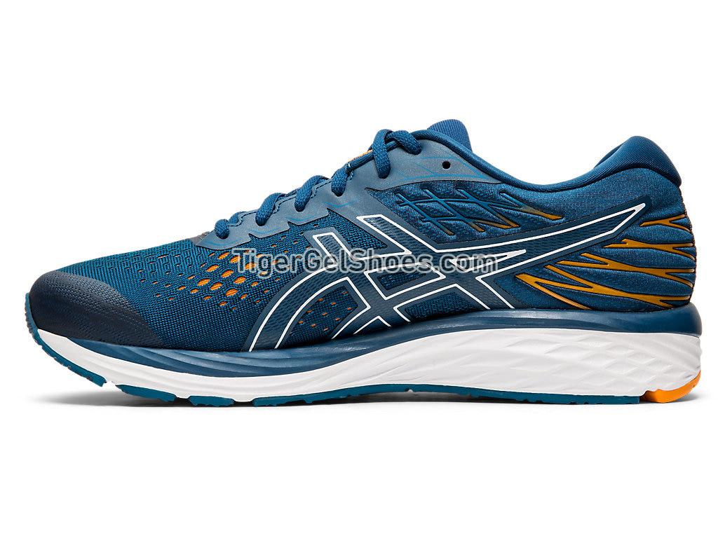 Asics GEL-CUMULUS 21 Mako Blue/White 1011A551-400 Mens Running Shoes
