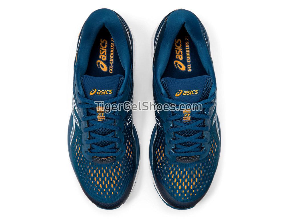 Asics GEL-CUMULUS 21 Mako Blue/White 1011A551-400 Mens Running Shoes