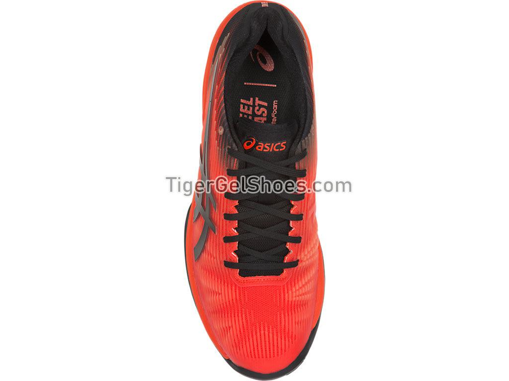 Asics Solution Speed FF Cherry Tomato/Black 1041A003-808 Mens Tennis Shoes