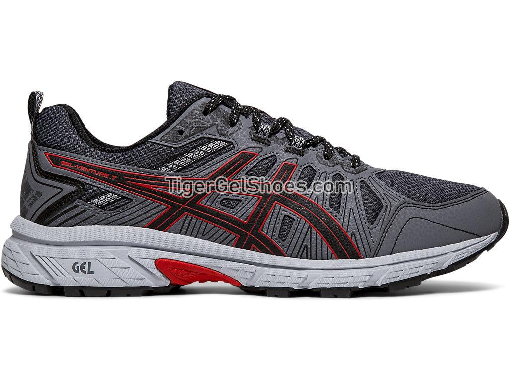 Asics GEL-VENTURE 7 Black/Classic Red 1011A560-003 Mens Trail Running Shoes