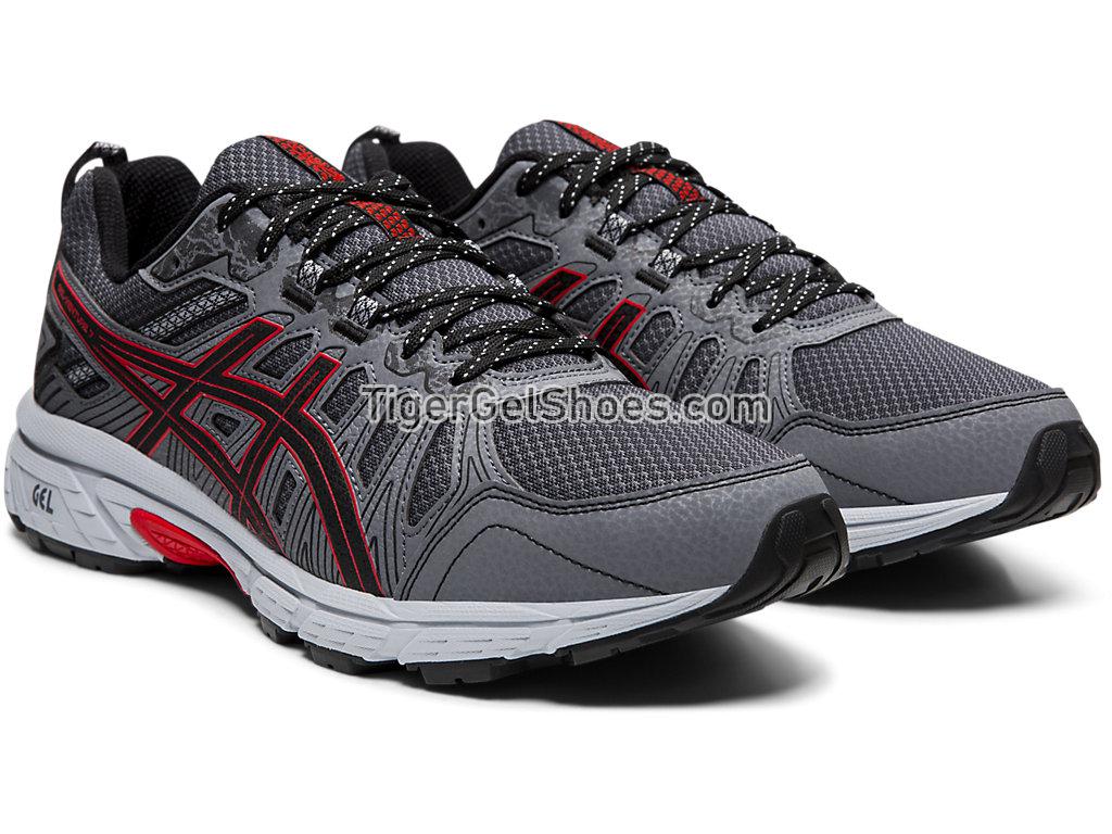 Asics GEL-VENTURE 7 Black/Classic Red 1011A560-003 Mens Trail Running Shoes