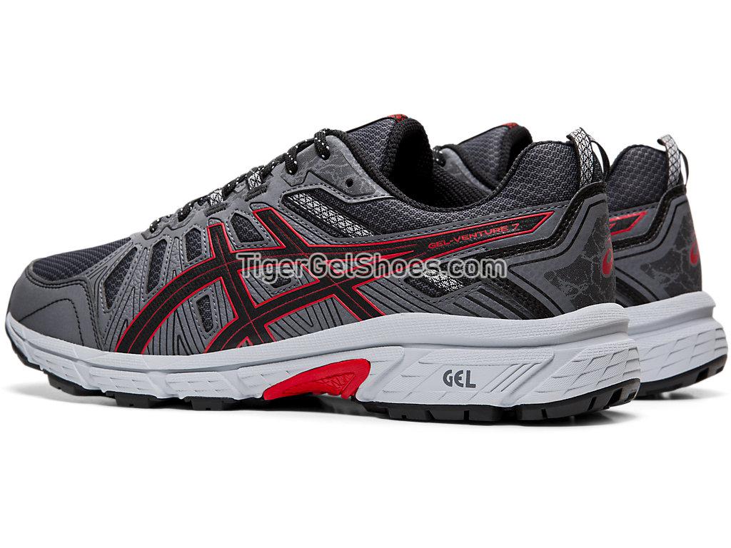 Asics GEL-VENTURE 7 Black/Classic Red 1011A560-003 Mens Trail Running Shoes