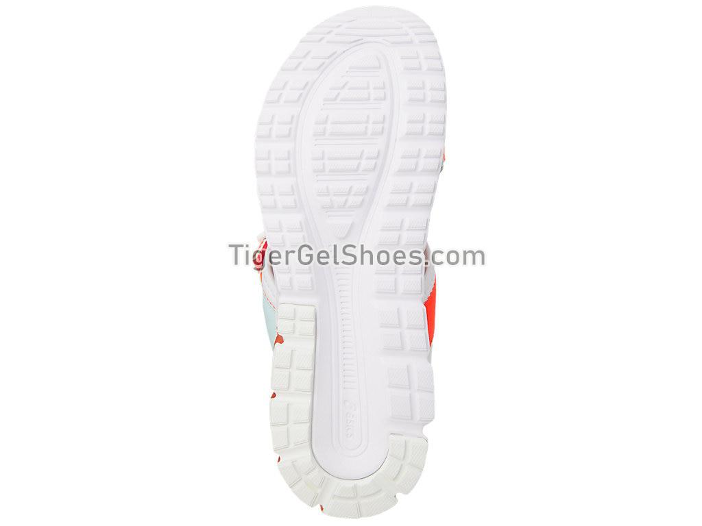 Asics GEL-QUANTUM 90 SD White/Flash Coral 1023A016-101 Mens Sandals and Slides Shoes