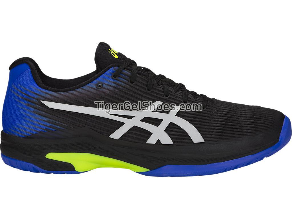 Asics Solution Speed FF Black/Illusion Blue 1041A003-011 Mens Tennis Shoes