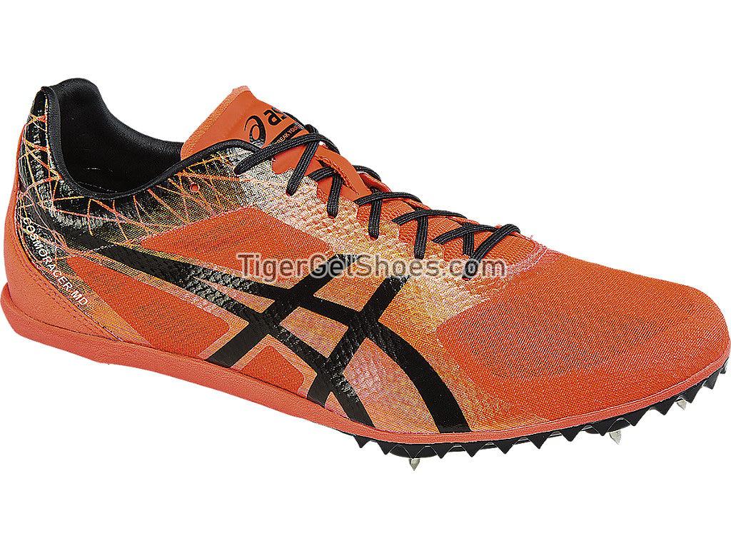 Asics Cosmoracer MD Flash Coral/Black G603Y-0690 Mens Track and Field Shoes