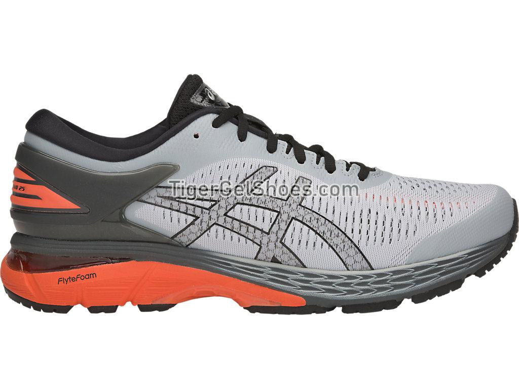 Asics GEL-Kayano 25 Mid Grey/Nova Orange 1011A019-022 Mens Running Shoes
