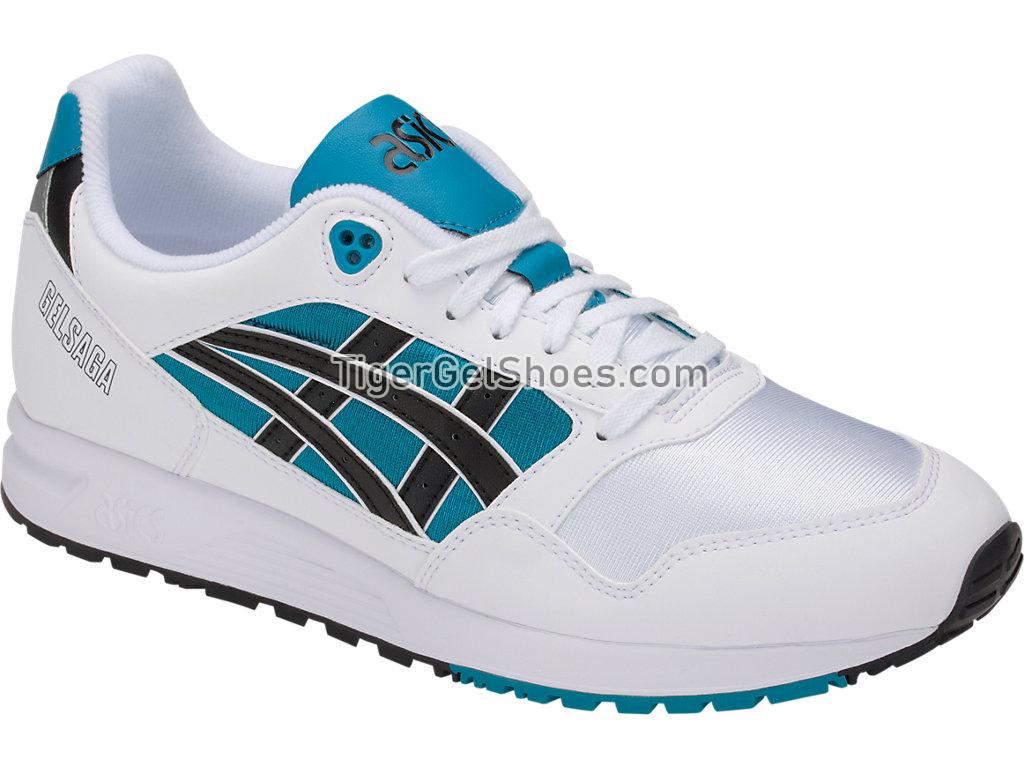 Asics GEL-SAGA Teal Blue/Black 1191A022-401 GEL Mens Shoes