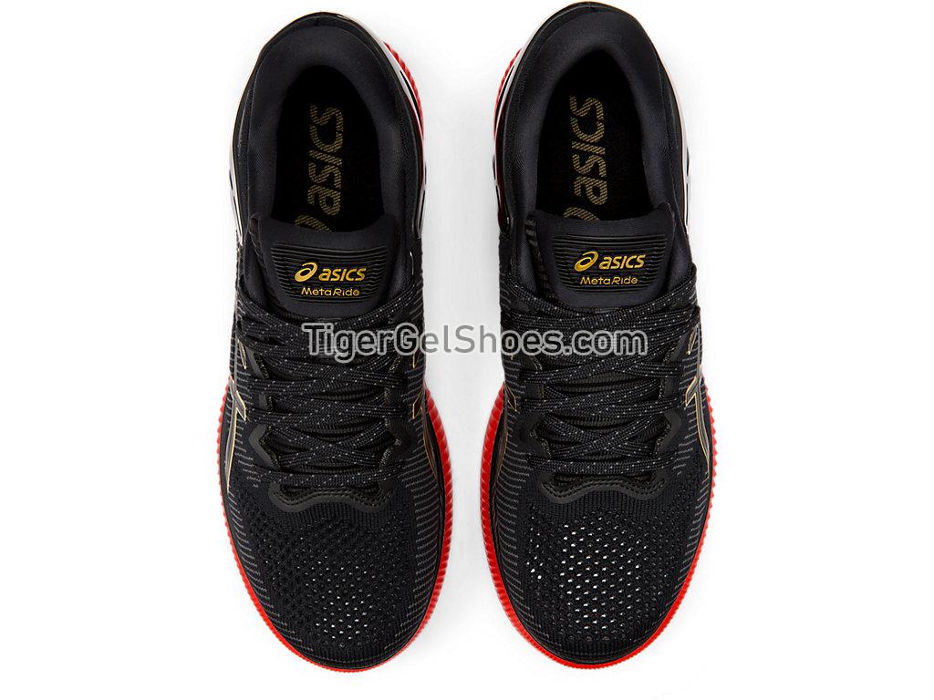 Asics METARIDE Black/Classic Red 1011A142-001 Mens Running Shoes