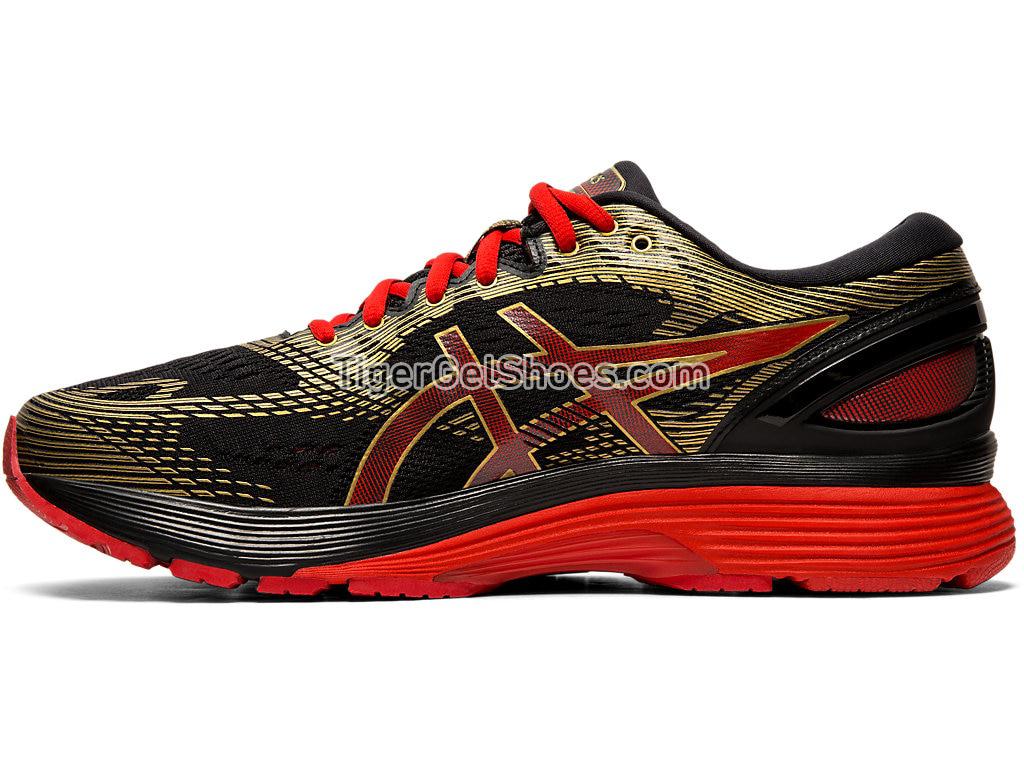 Asics GEL-Nimbus 21 Black/Classic Red 1011A257-001 Mens Running Shoes