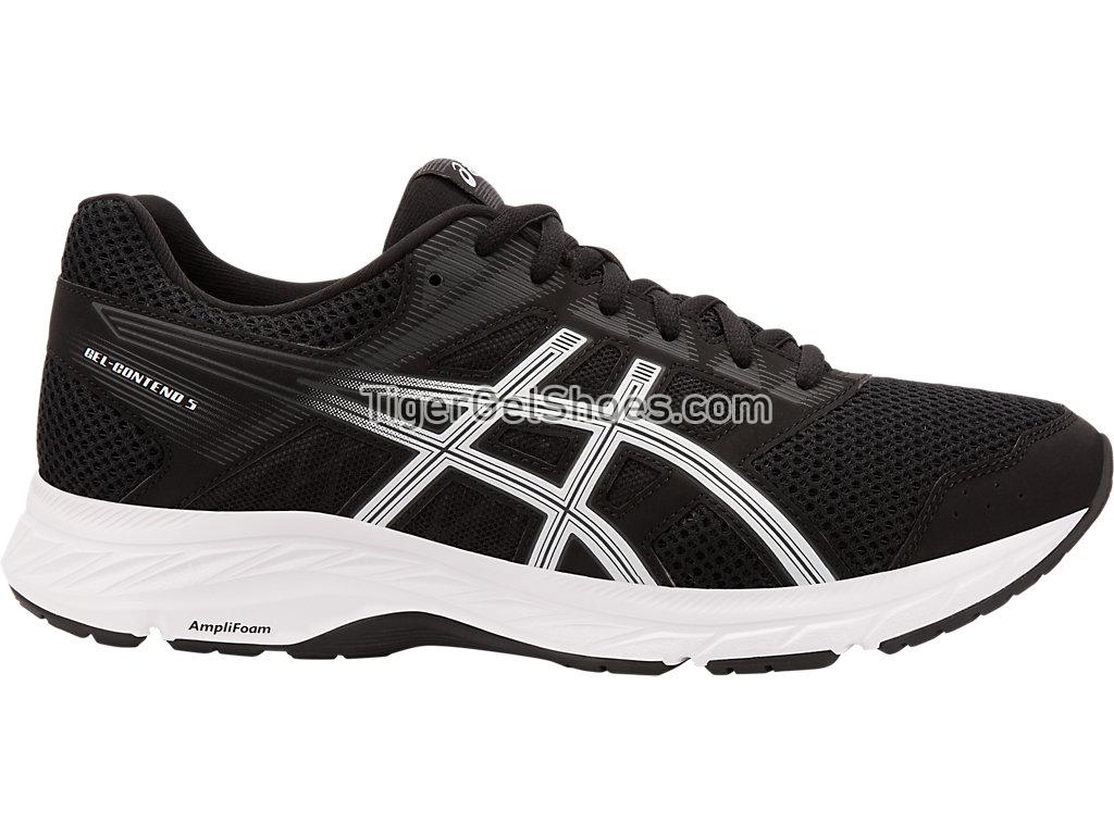 Asics GEL-Contend 5 Black/White 1011A256-001 Mens Running Shoes
