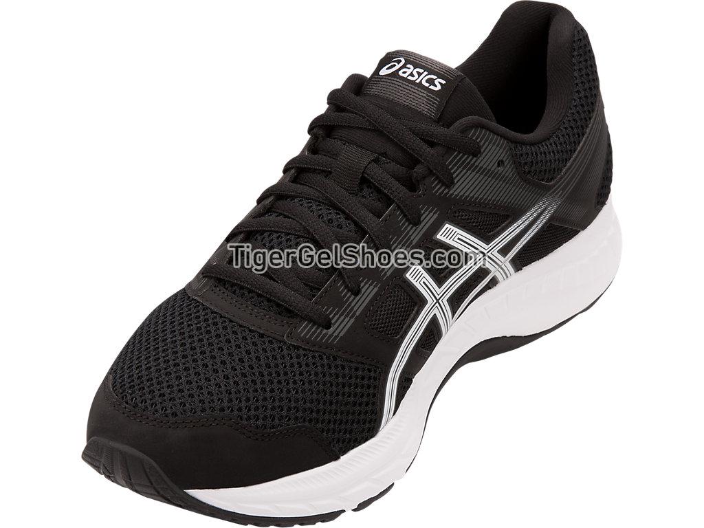 Asics GEL-Contend 5 Black/White 1011A256-001 Mens Running Shoes