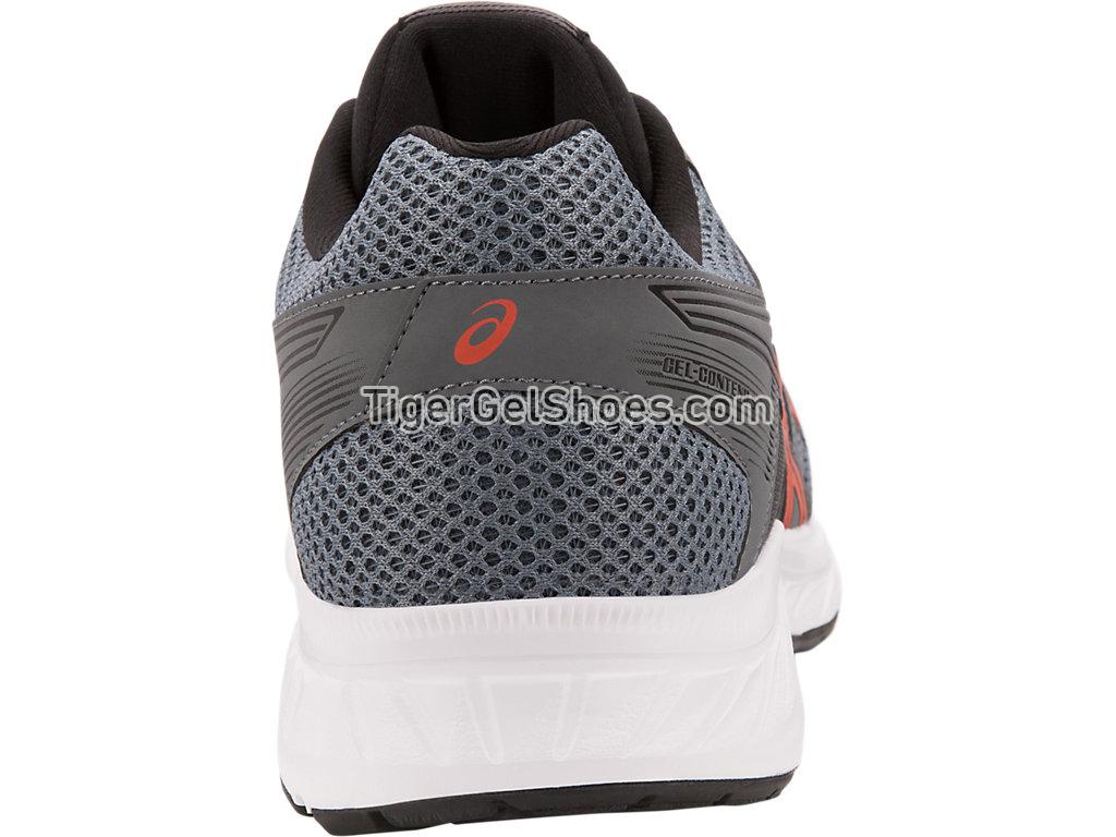 Asics GEL-Contend 5 Steel Grey/Red Snapper 1011A256-021 Mens Running Shoes