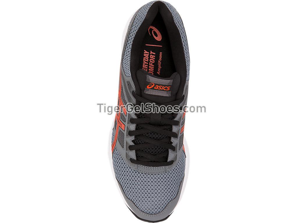 Asics GEL-Contend 5 Steel Grey/Red Snapper 1011A256-021 Mens Running Shoes