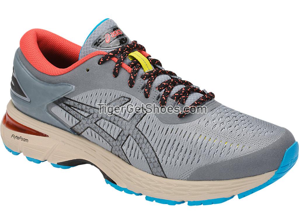 Asics GEL-Kayano 25 Stone Grey/Black 1021A128-020 Mens Running Shoes