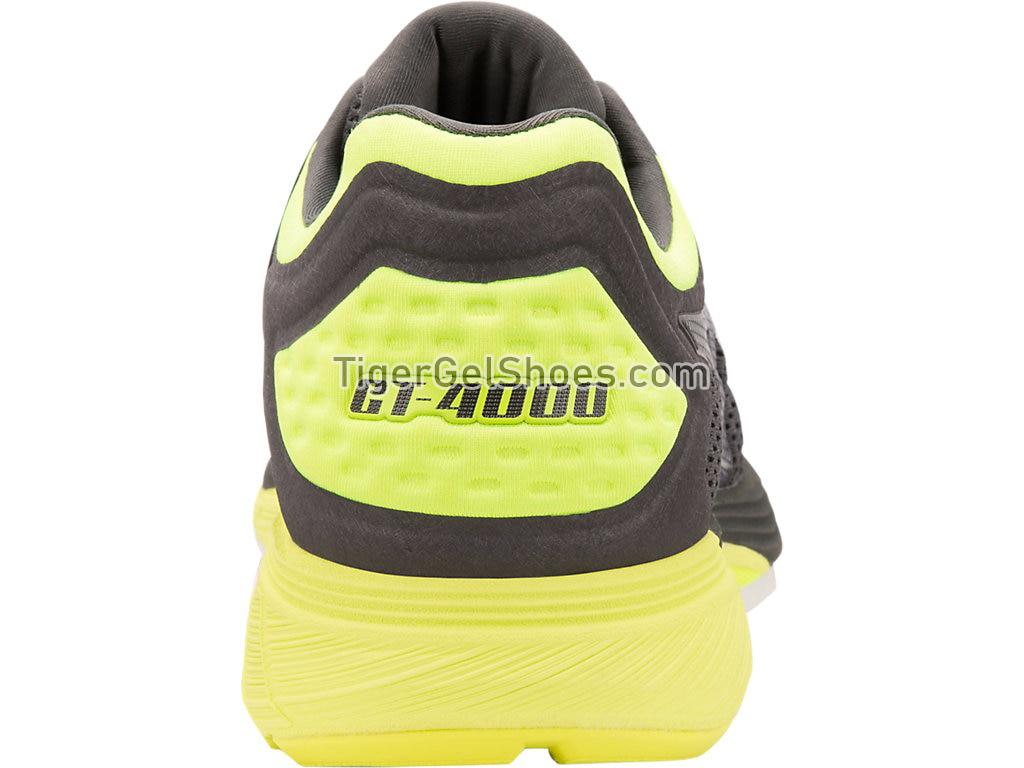 Asics GT-4000 WIDE Dark Grey/Safety Yellow 1011A157-020 Mens Running Shoes