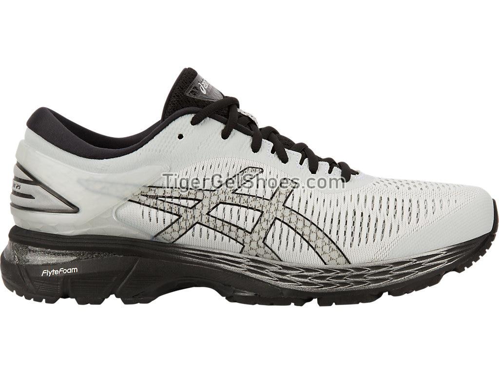 Asics GEL-Kayano 25 (2E) Glacier Grey/Black 1011A029-021 Mens Running Shoes
