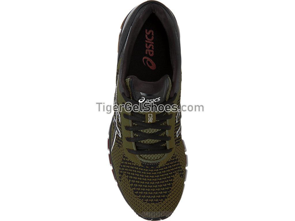 Asics GEL-Quantum 360 Knit Black/Martini Olive/Silver T728N-9086 Mens Running Shoes